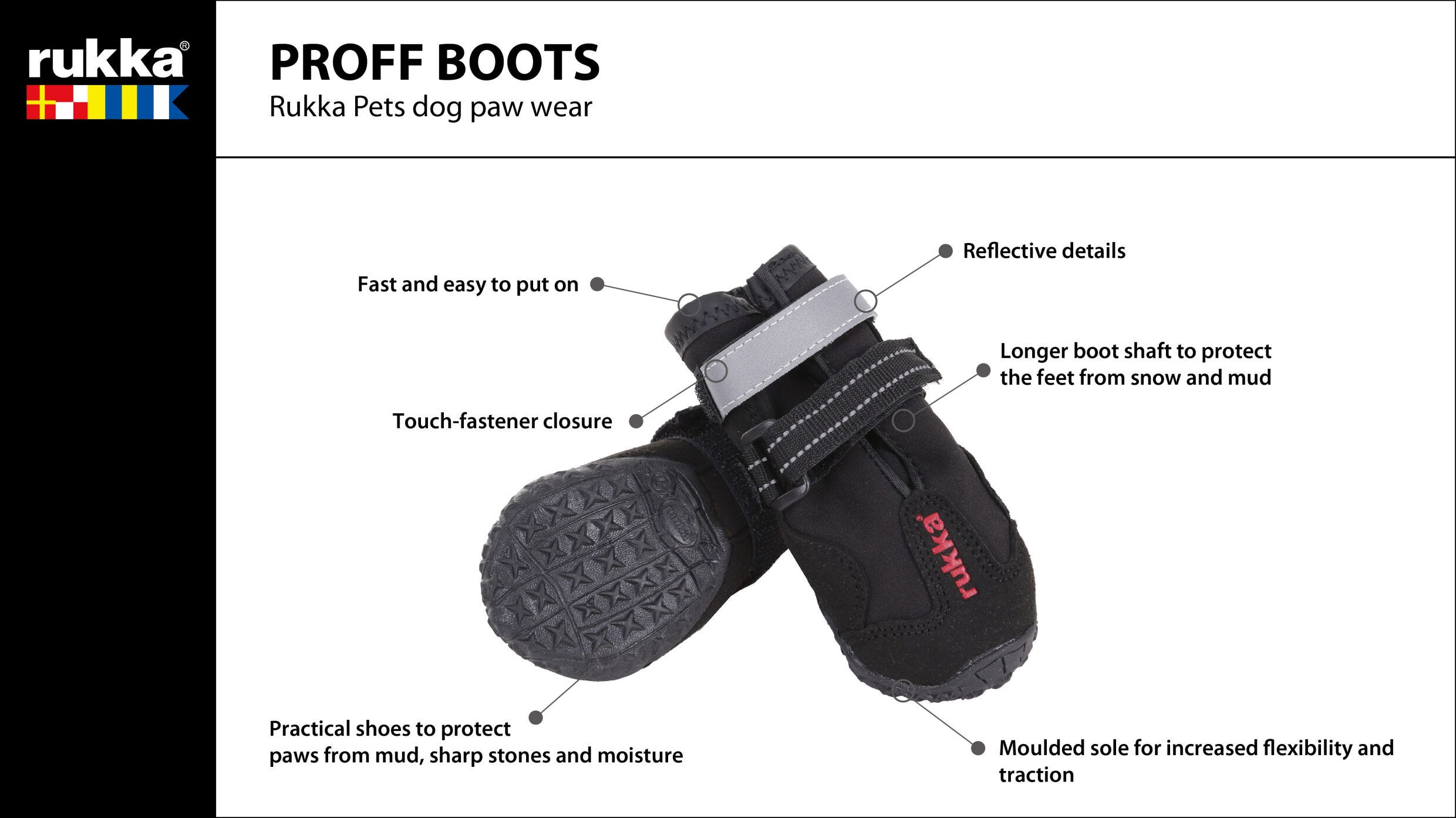 Rukka Pets Proff boots 2 pcs