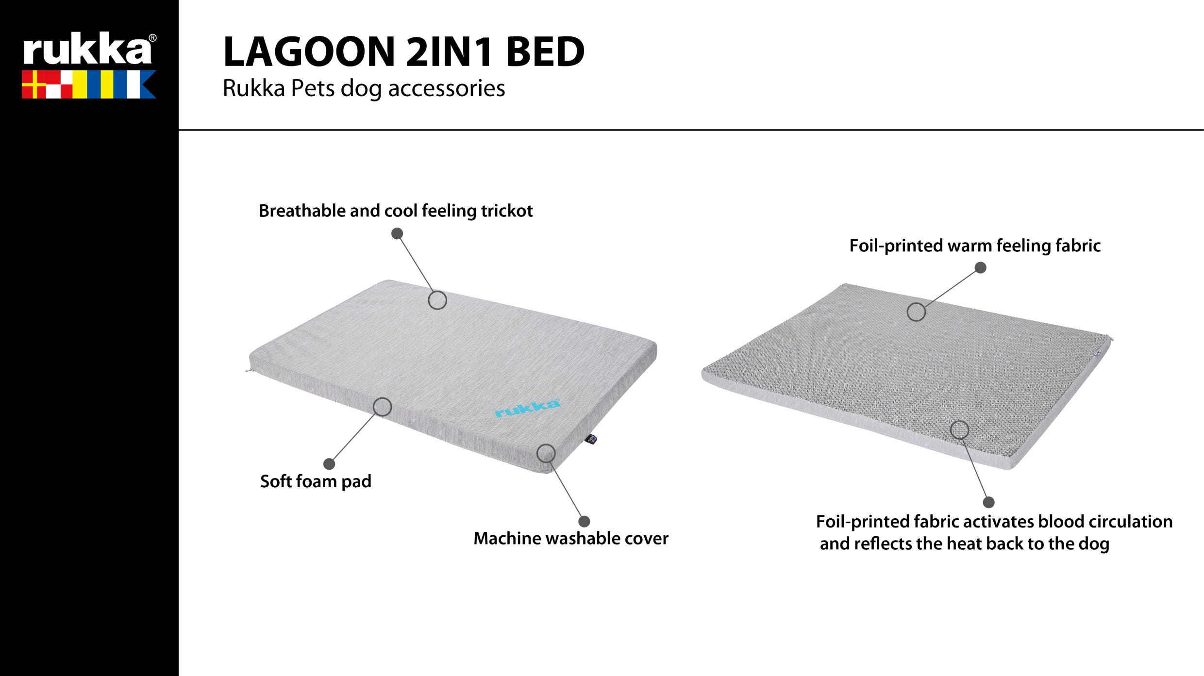 Rukka Pets Lagoon  2in1 Bed
