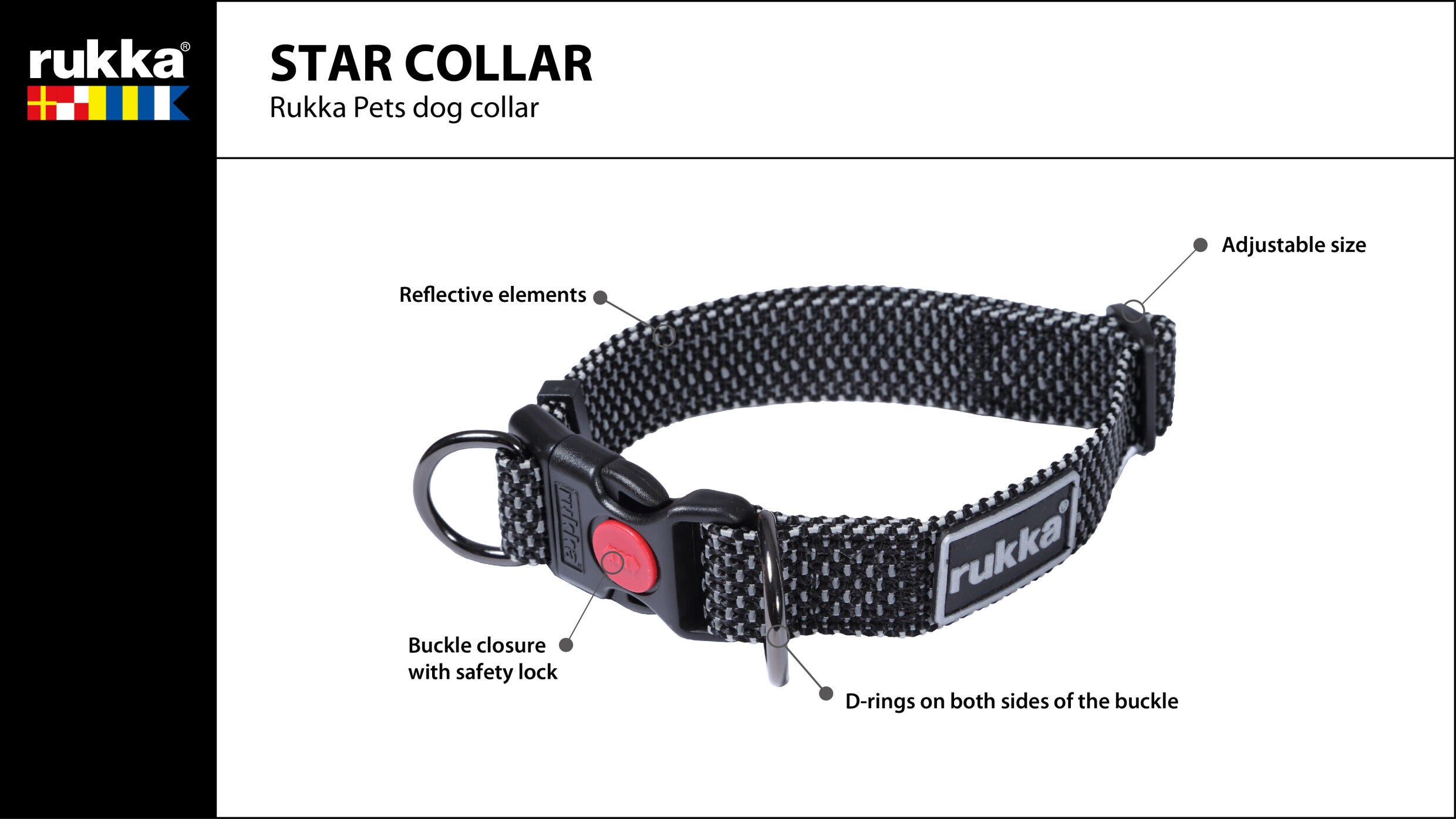 Rukka Pets Star collar