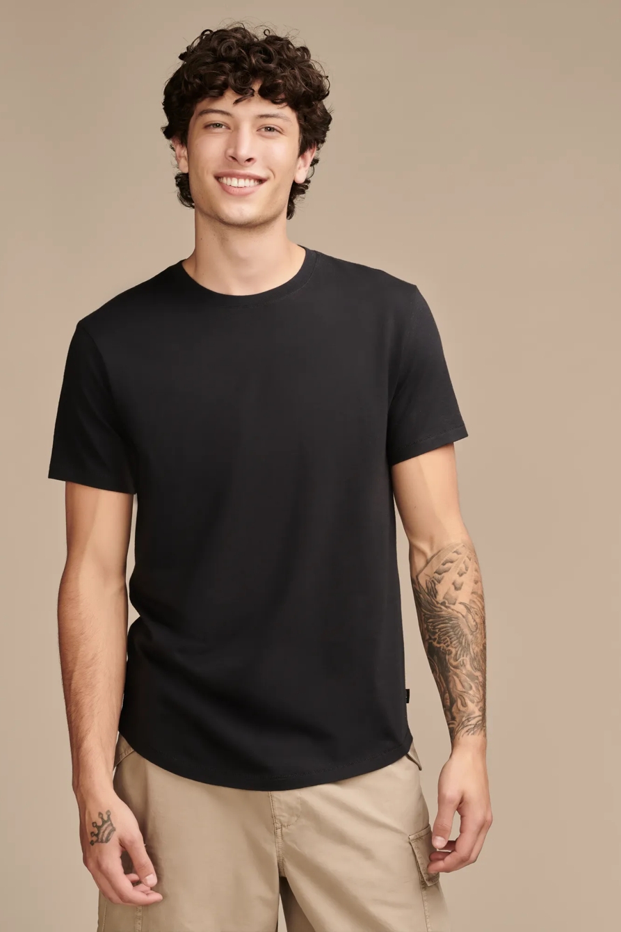 SUPIMA SHORT SLEEVE CREW TEE - Lucky Brand Outlet