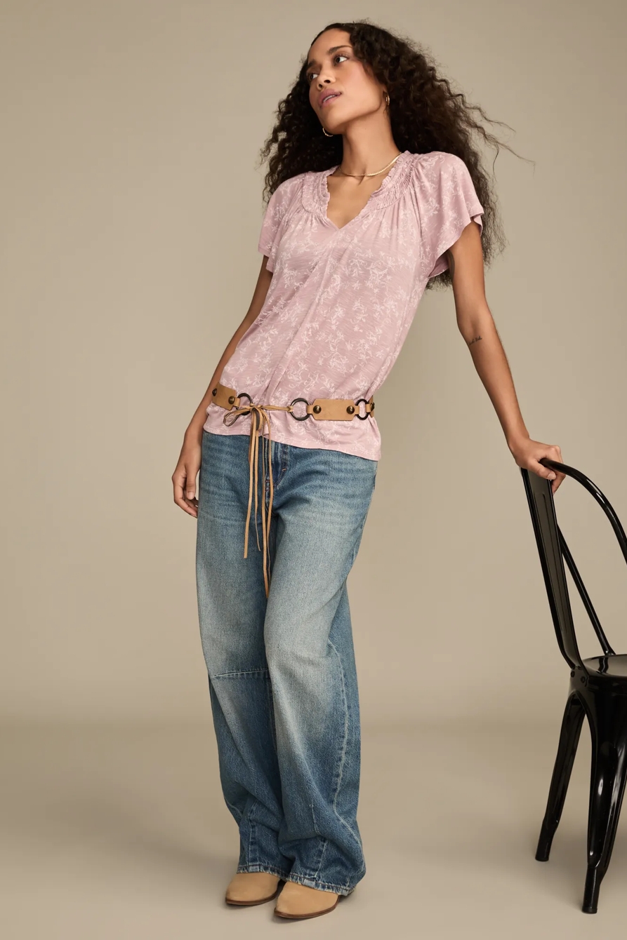 SANDWASH NOTCH TOP - Lucky Brand Outlet