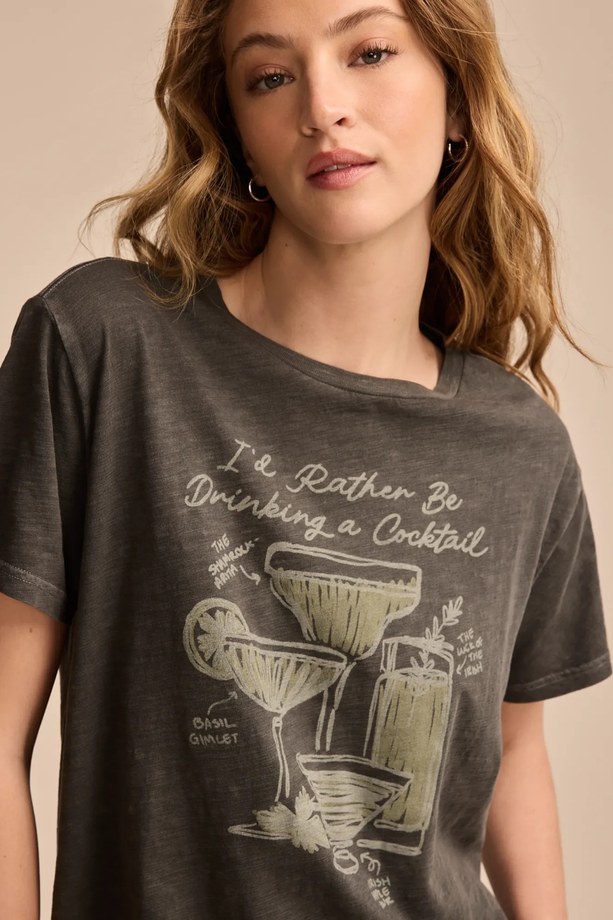 RATHER BE DRINKING BOYFRIEND TEE - Lucky Brand Outlet
