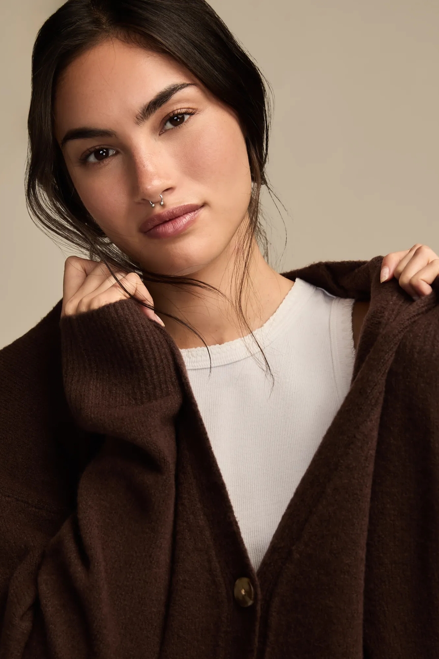 SLOUCHY POCKET CARDIGAN - Lucky Brand Outlet