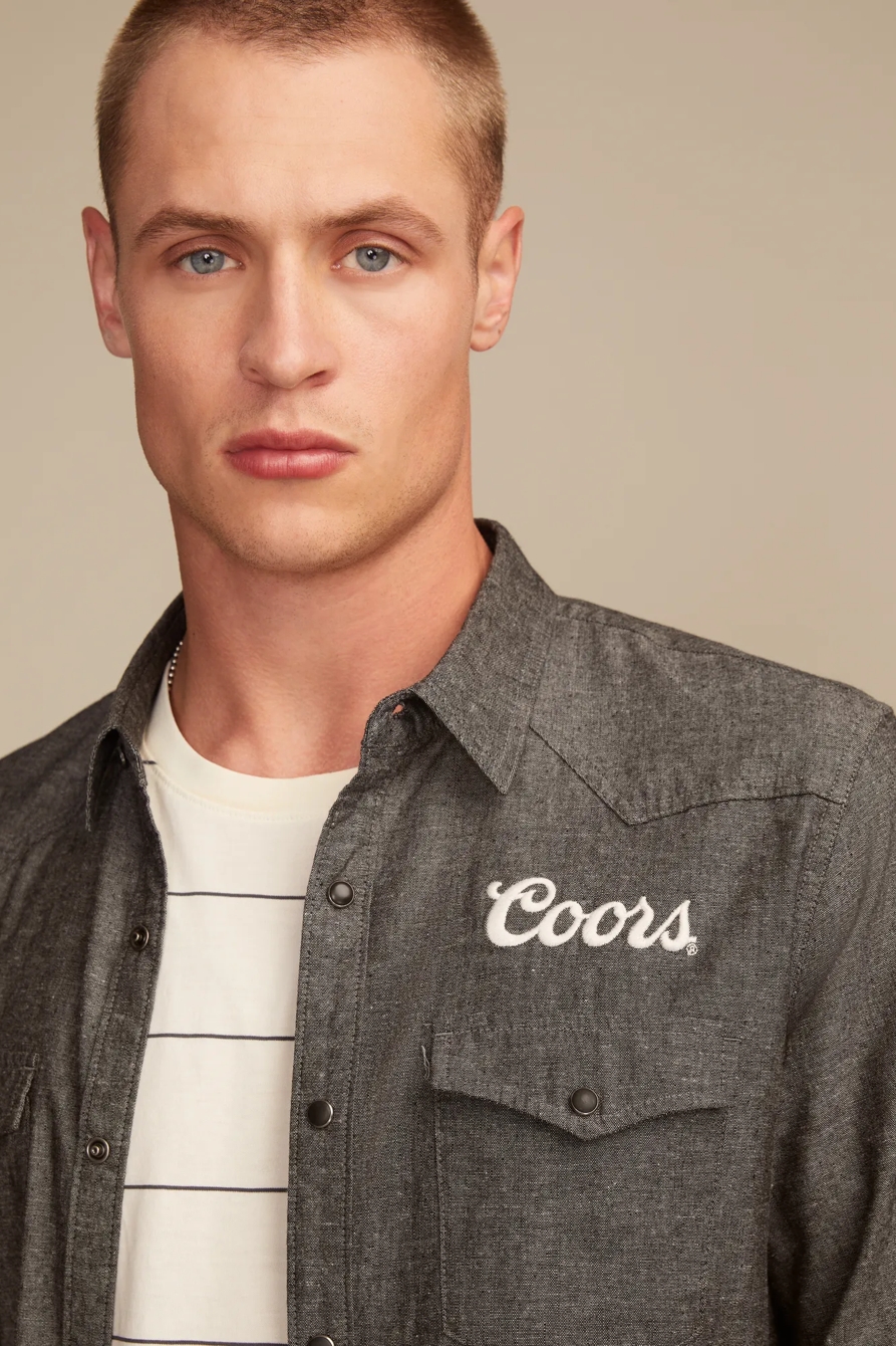 COORS RODEO WESTERN SHIRT - Lucky Brand Outlet