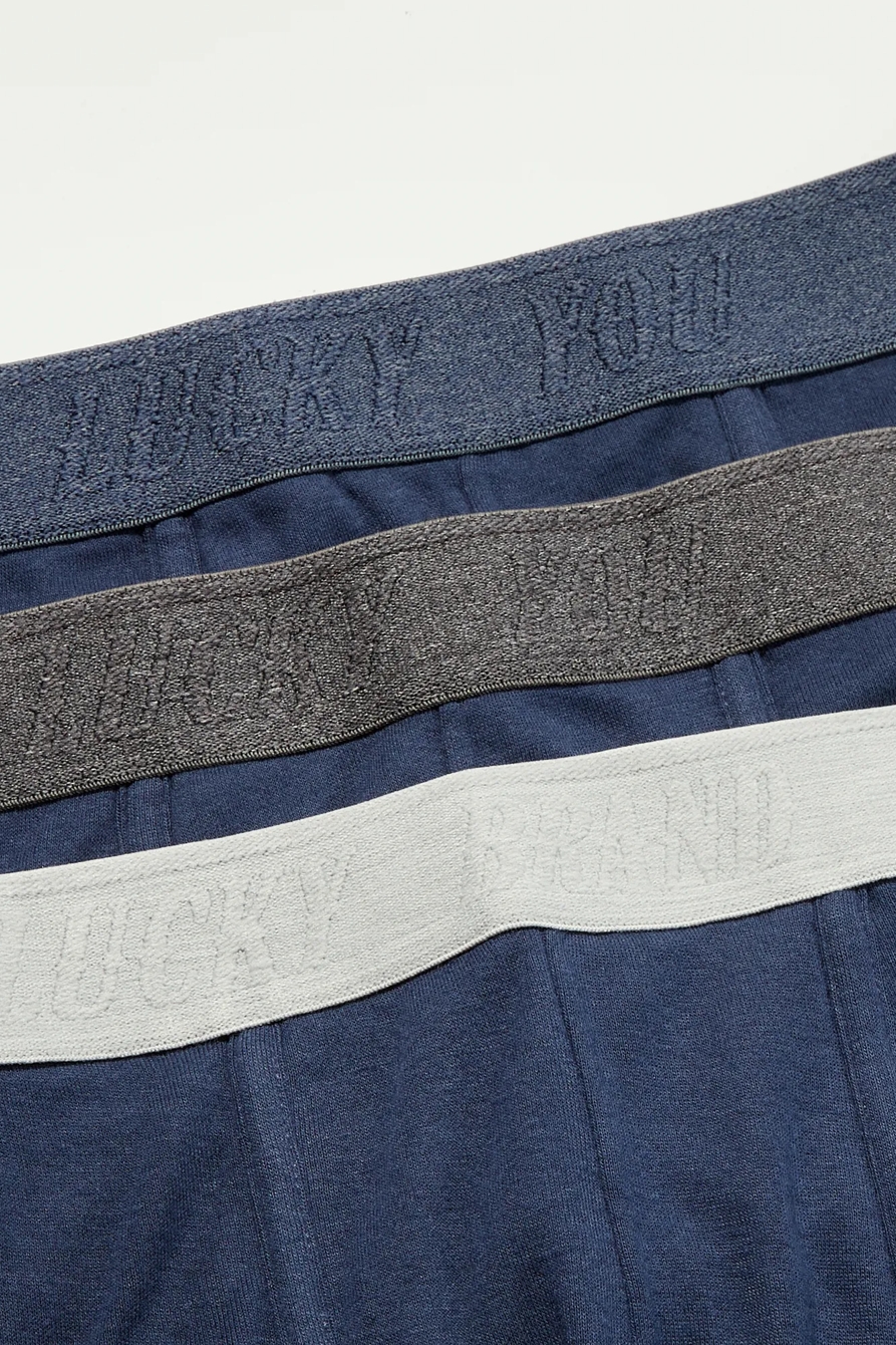 3 PACK COTTON MODAL BOXER BRIEFS - Lucky Brand Outlet
