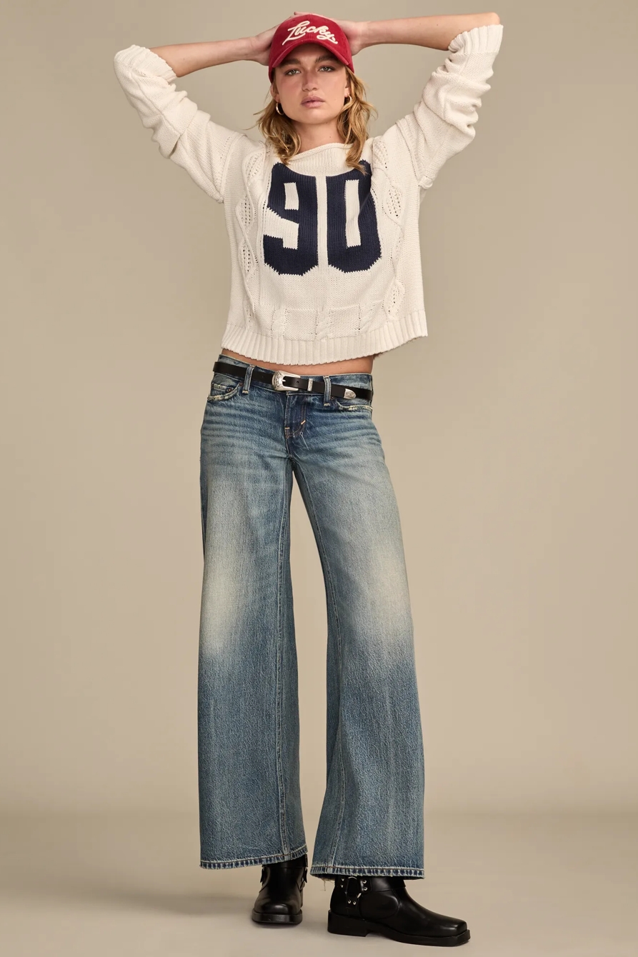 90s CREW SWEATER | LUCKY BRAND OUTLET - Lucky Brand Outlet