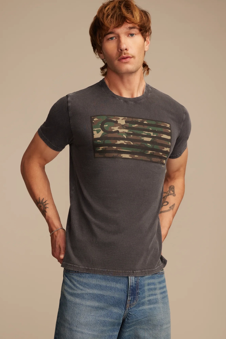 COLE HAUSER FLAG TEE - Lucky Brand Outlet