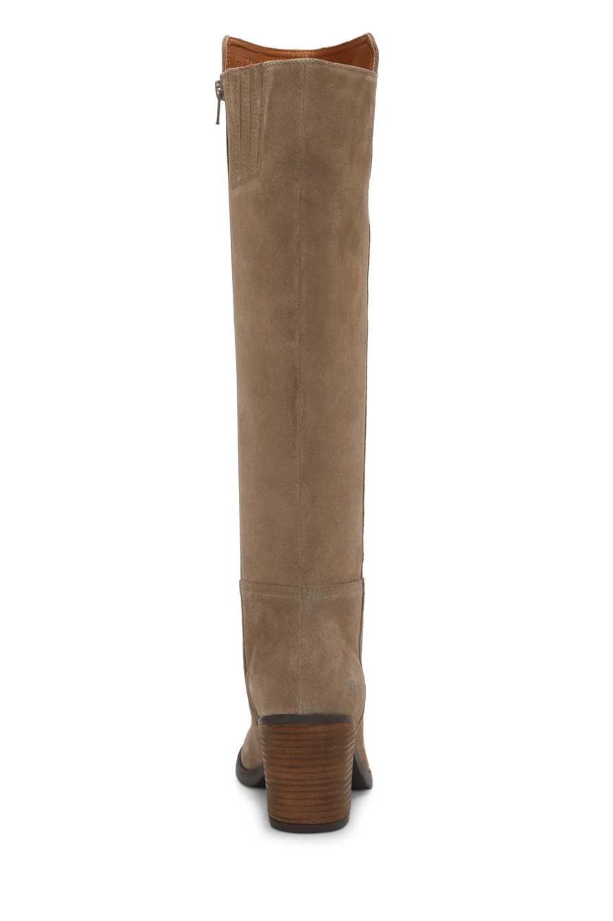 Bonnay Knee-High Wide Calf Boot - Lucky Brand Outlet