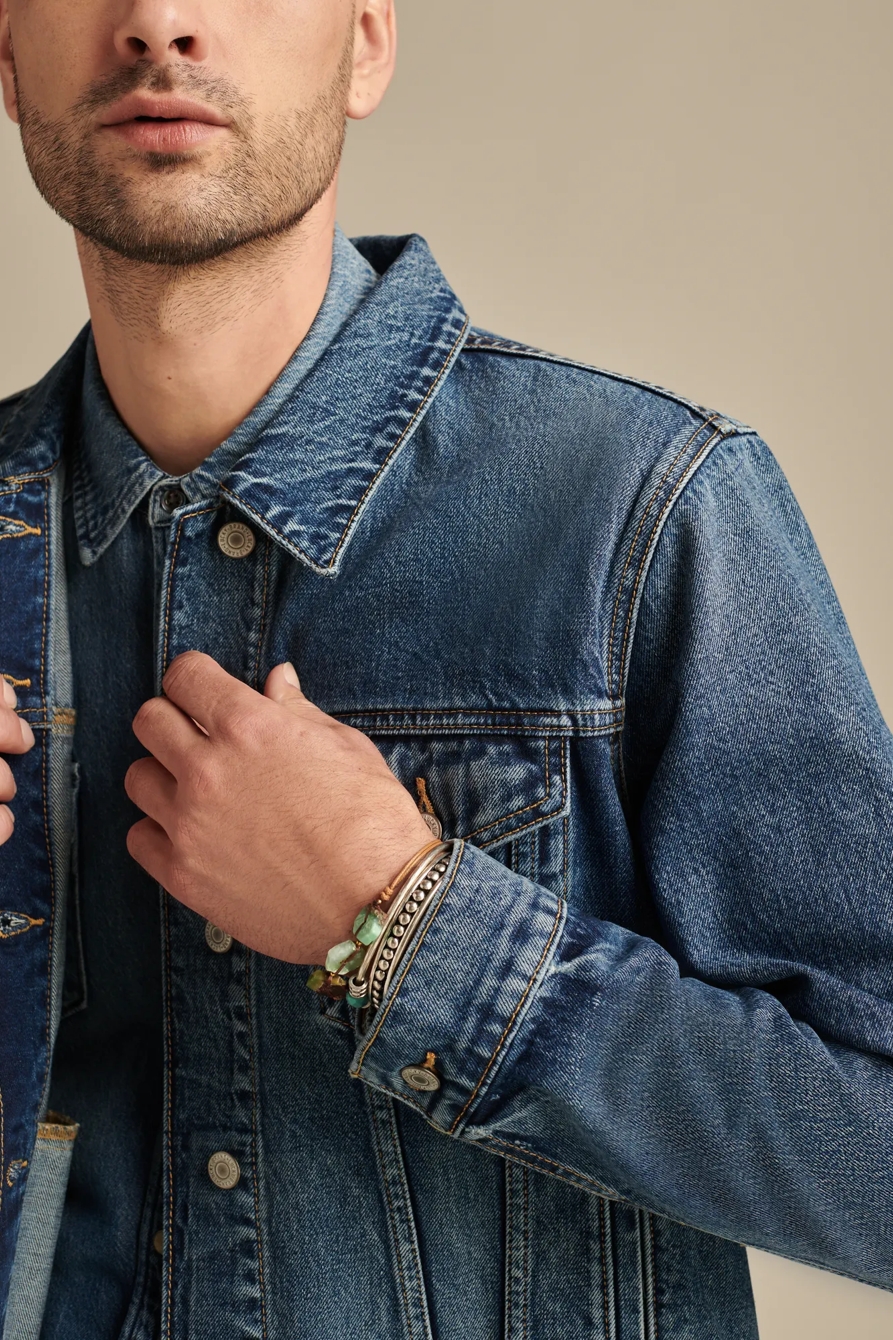 DENIM TRUCKER JACKET - Lucky Brand Outlet