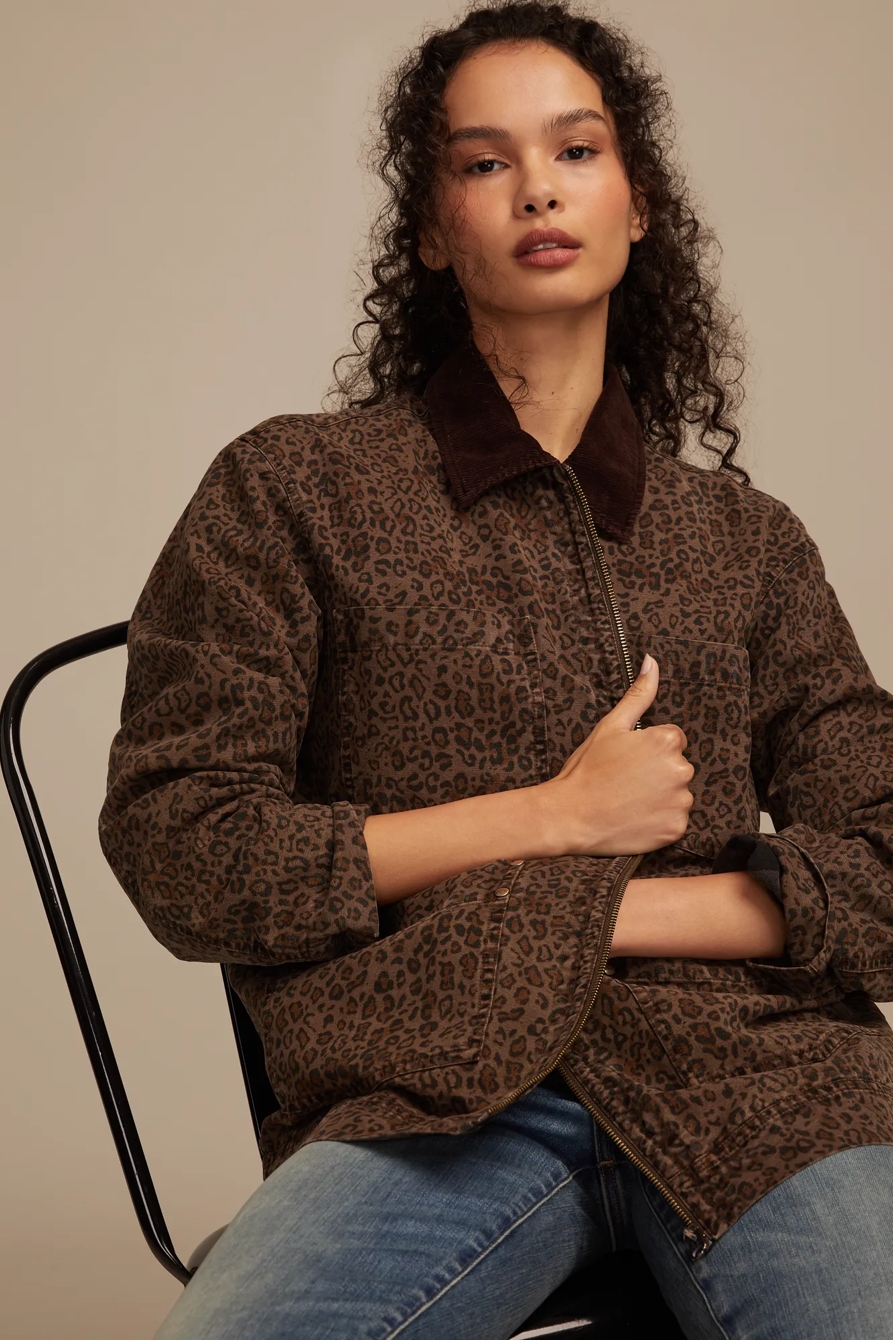 WASHED OVERSIZED CHORE JACKET | LUCKY BRAND OUTLET - Lucky Brand Outlet