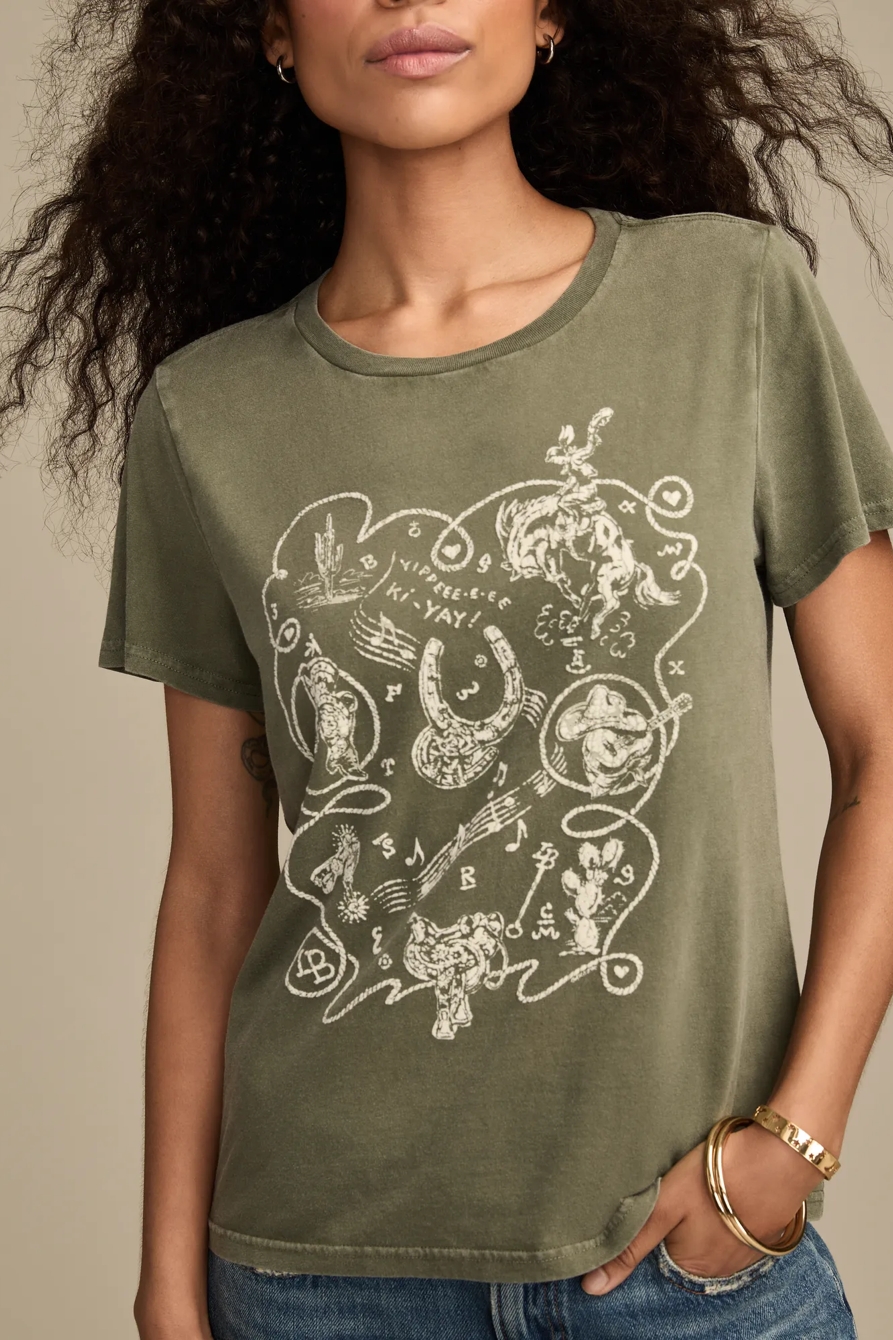 WESTERN ROPE FRAME CLASSIC CREW - Lucky Brand Outlet