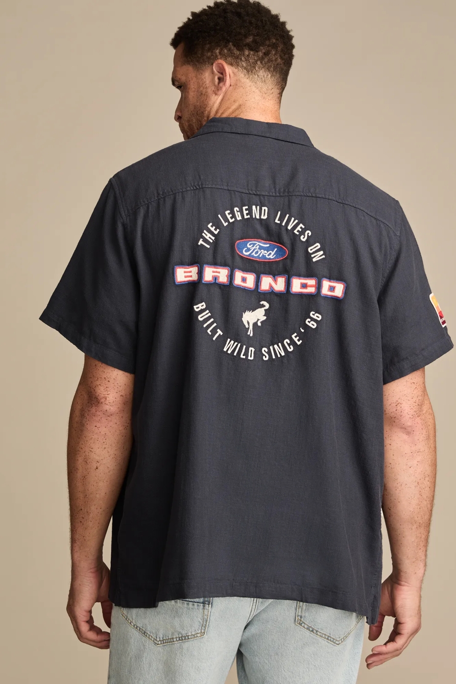 BIG & TALL FORD MECHANIC SHORT SLEEVE SHIRT - Lucky Brand Outlet