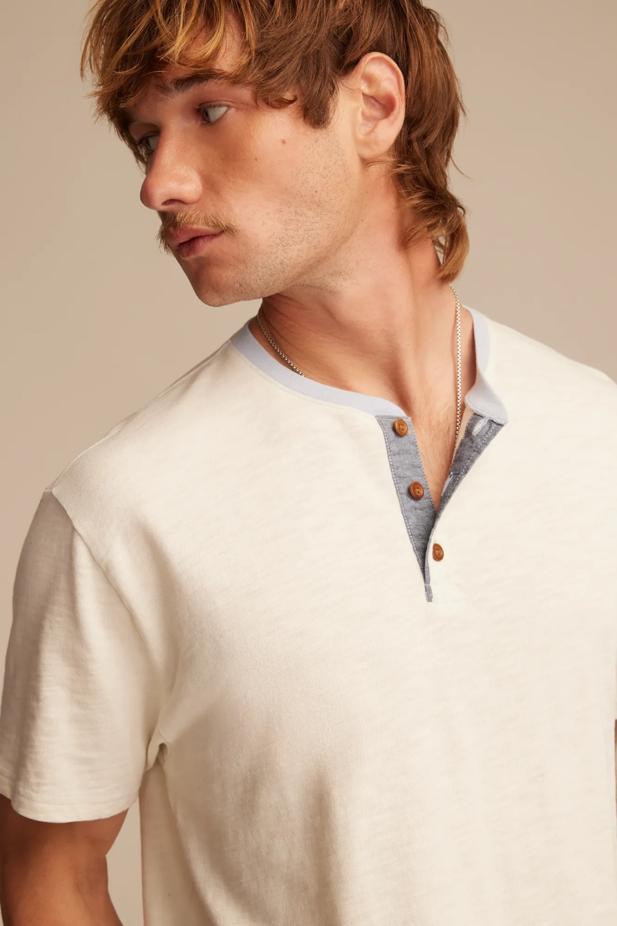 WEEKEND JERSEY HENLEY - Lucky Brand Outlet