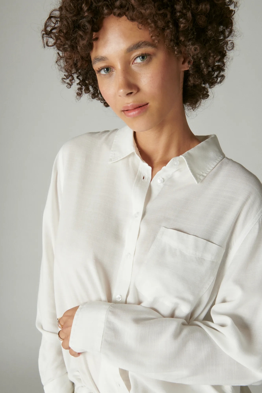 THE BOYFRIEND BUTTON-DOWN SHIRT - Lucky Brand Outlet