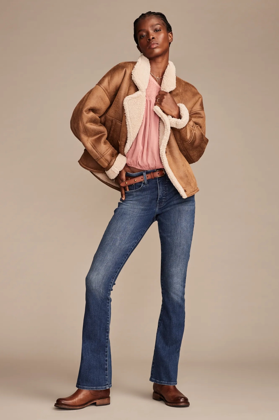 DOME STUDDED LEATHER BELT - Lucky Brand Outlet