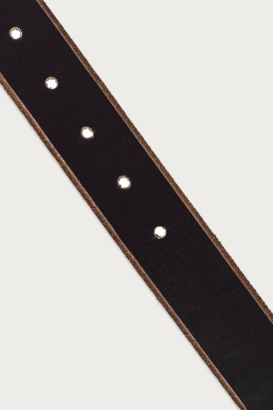 RAW CUT EDGED LEATHER JEAN BELT - Lucky Brand Outlet