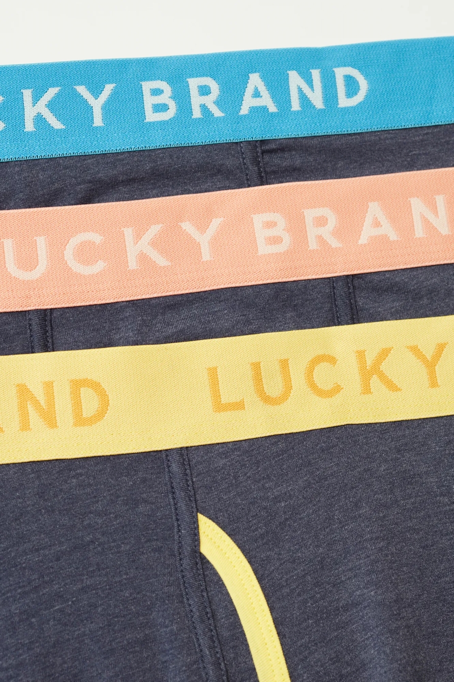 3 PACK STRETCH BOXER BRIEFS - Lucky Brand Outlet