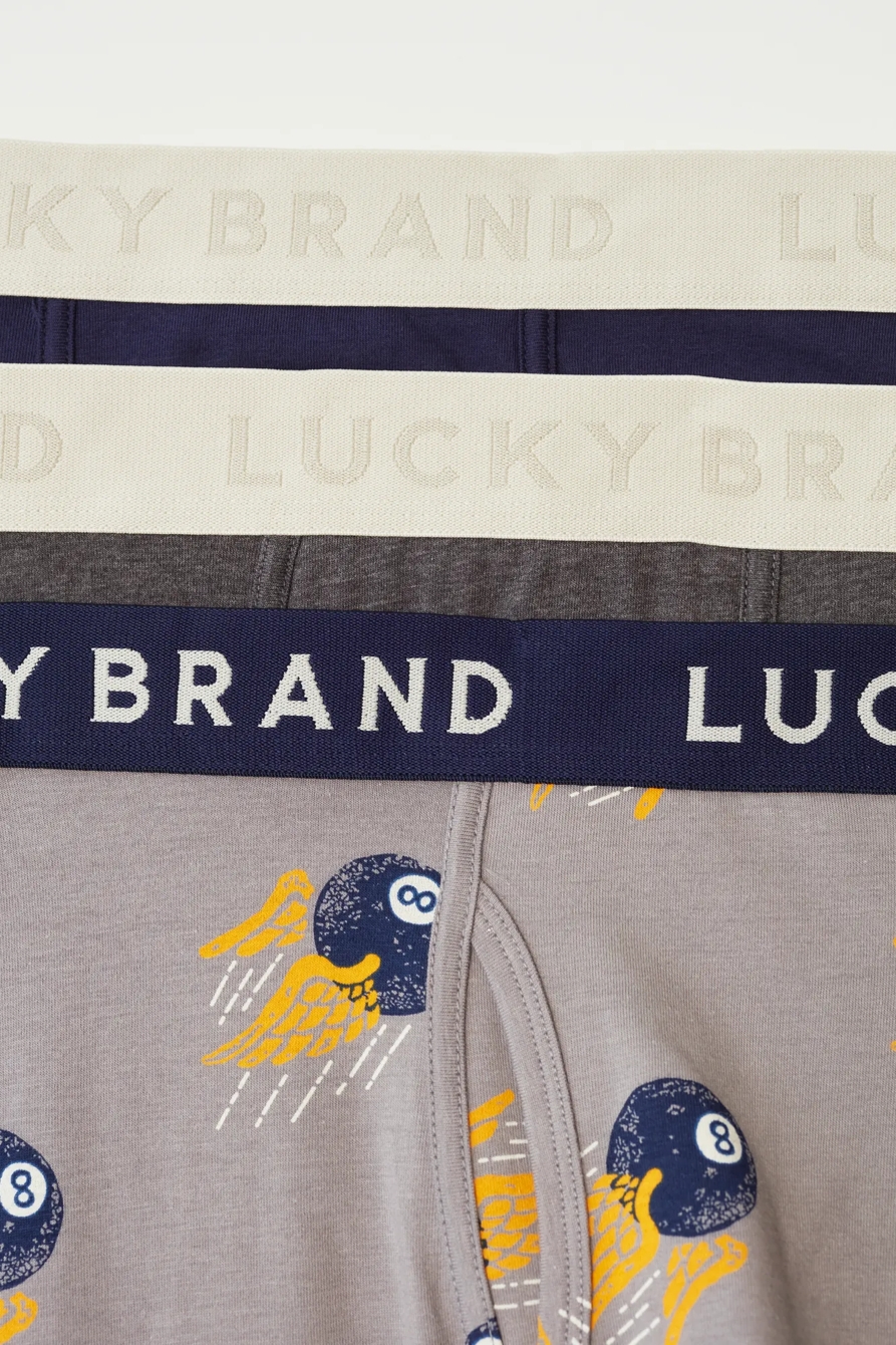 3 PACK STRETCH BOXER BRIEFS - Lucky Brand Outlet