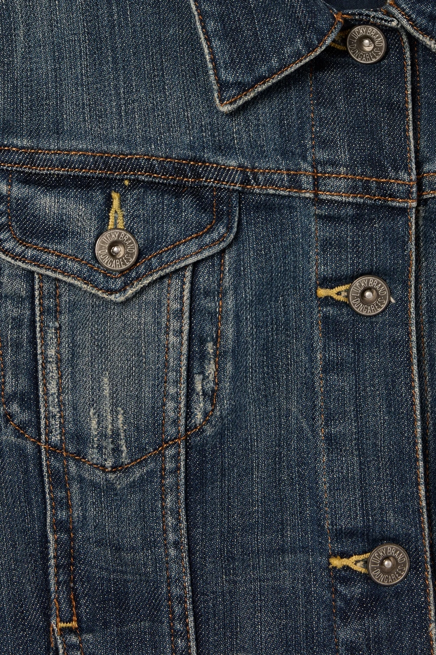 Lucky Brand One-Of-A-Kind Denim Vest - Lucky Brand Outlet