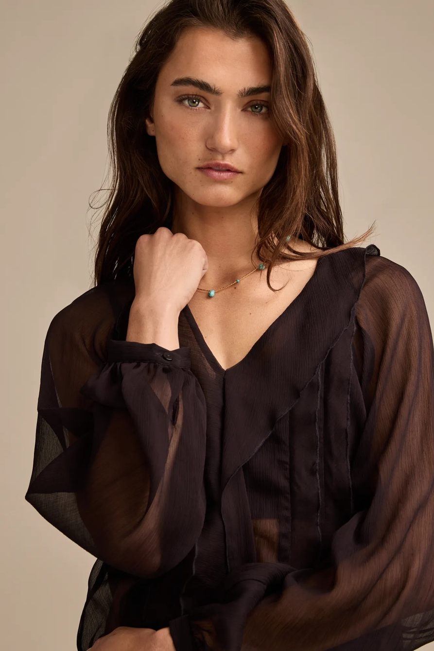 FEMME RUFFLE TOP - Lucky Brand Outlet