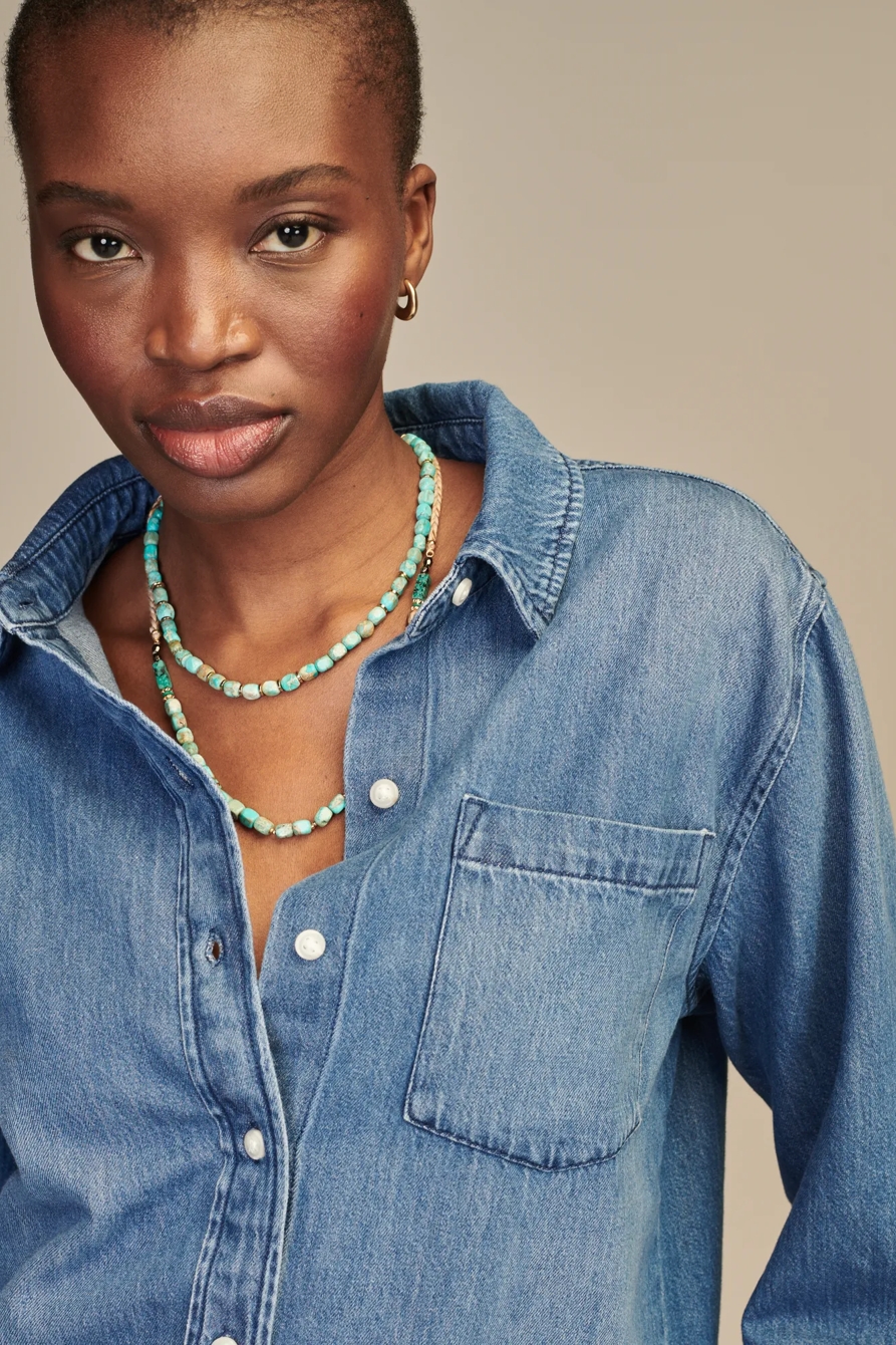 DENIM UTILITY SHIRT - Lucky Brand Outlet