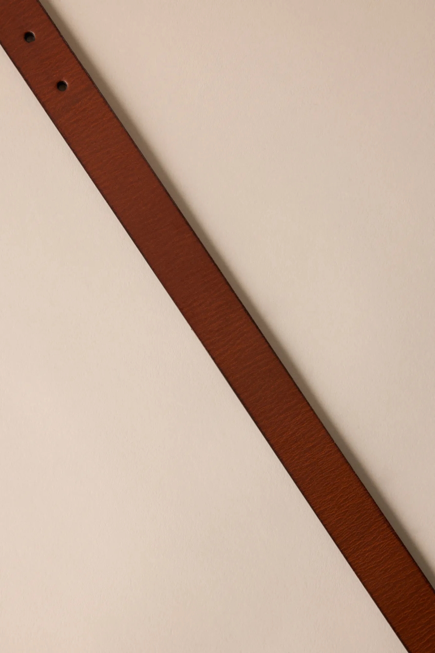 ROPE ENGRAVED WESTERN BUCKLE LEATHER BELT - Lucky Brand Outlet