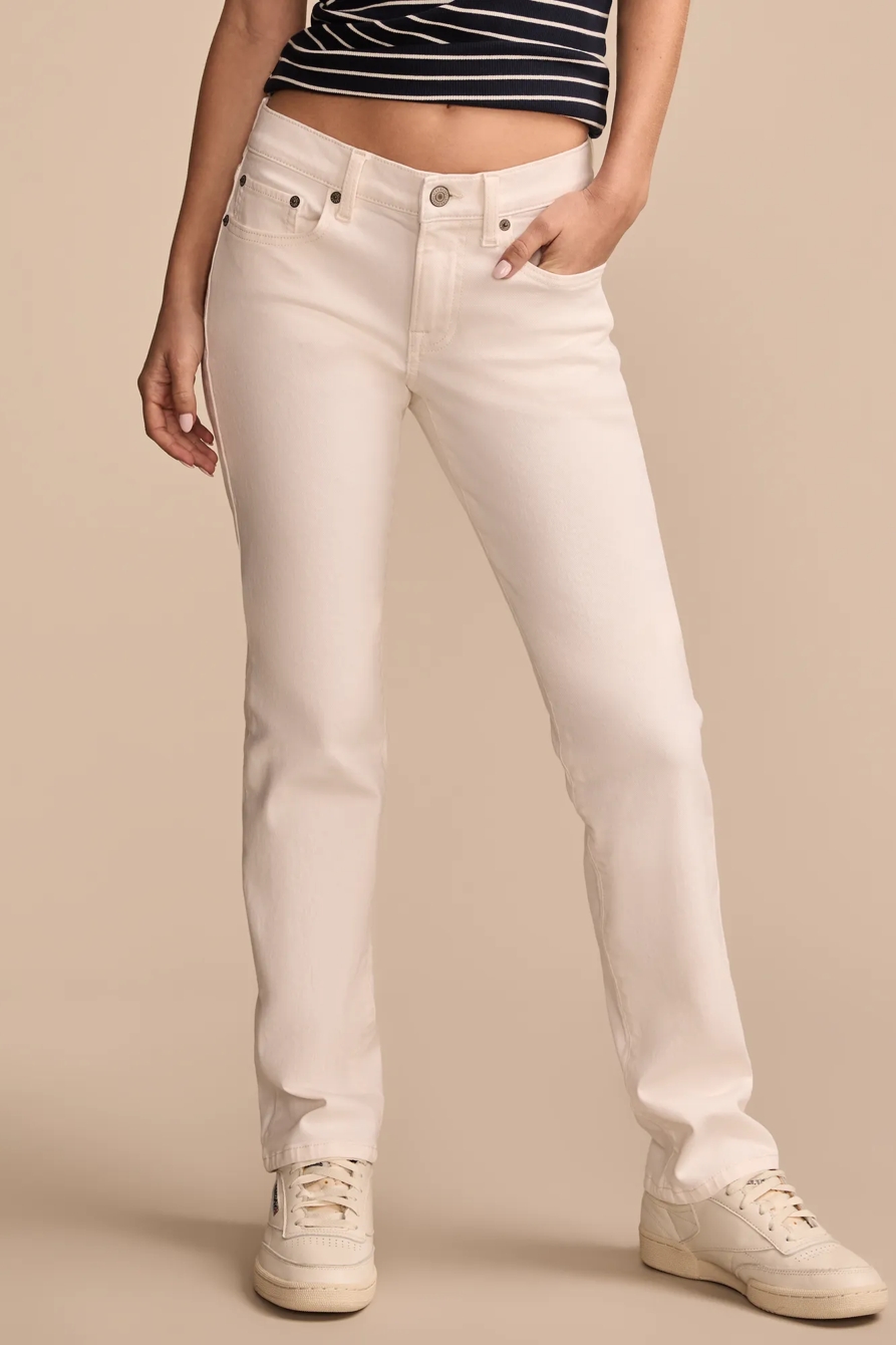 MID RISE SWEET STRAIGHT BRIGHT WHITE - Lucky Brand Outlet