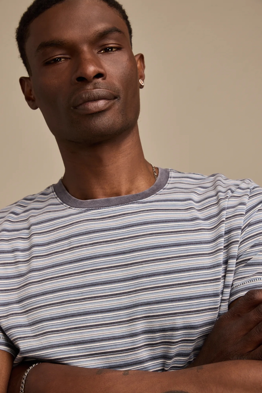 SUPIMA SHORT SLEEVE CREW - Lucky Brand Outlet