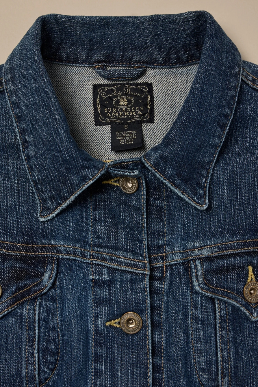 Lucky Brand One-Of-A-Kind Denim Vest - Lucky Brand Outlet