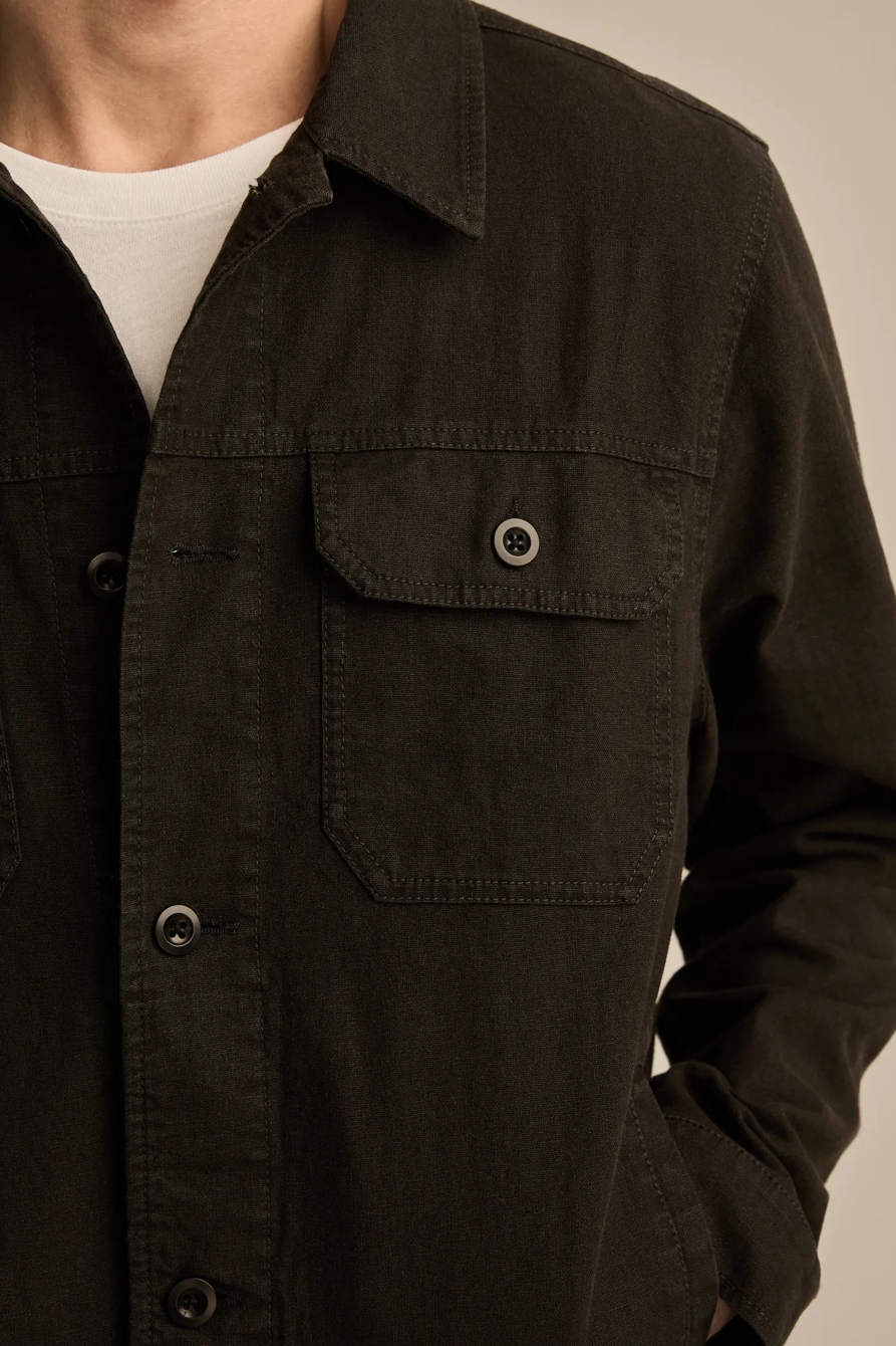 Linen Trucker Jacket - Lucky Brand Outlet