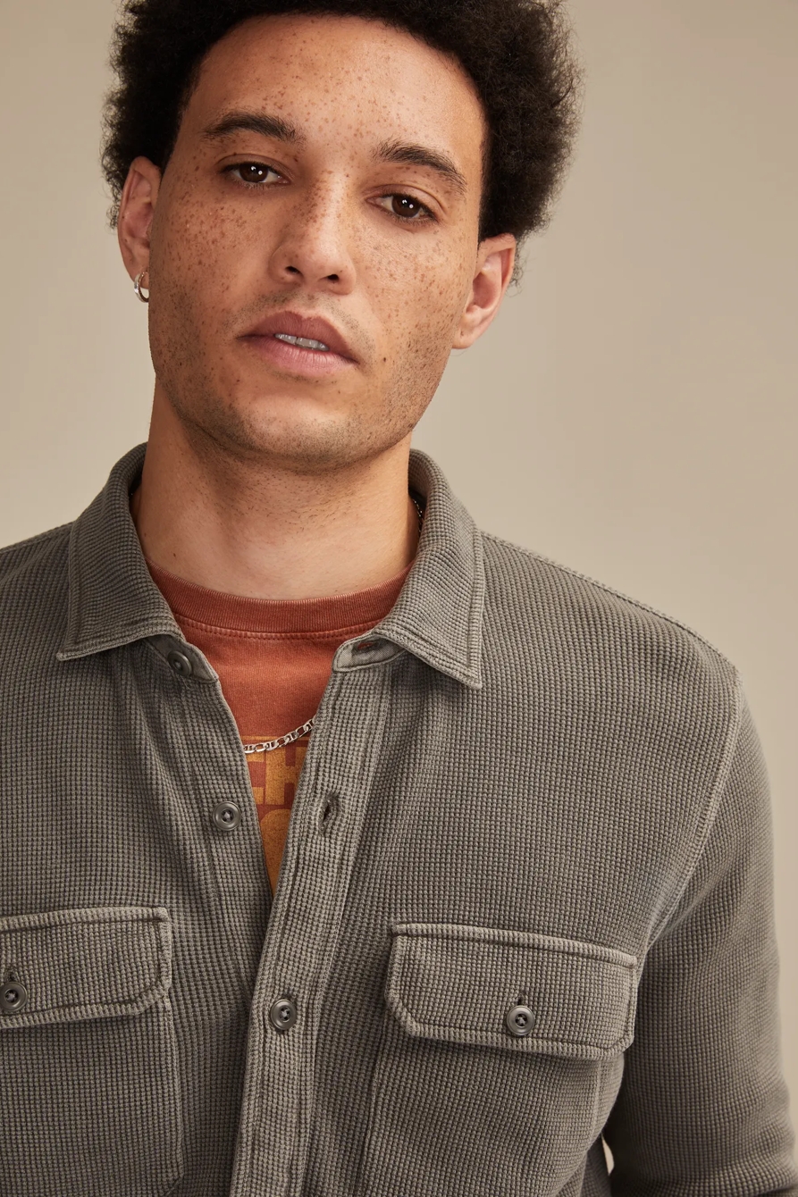THERMAL BUTTON DOWN - Lucky Brand Outlet