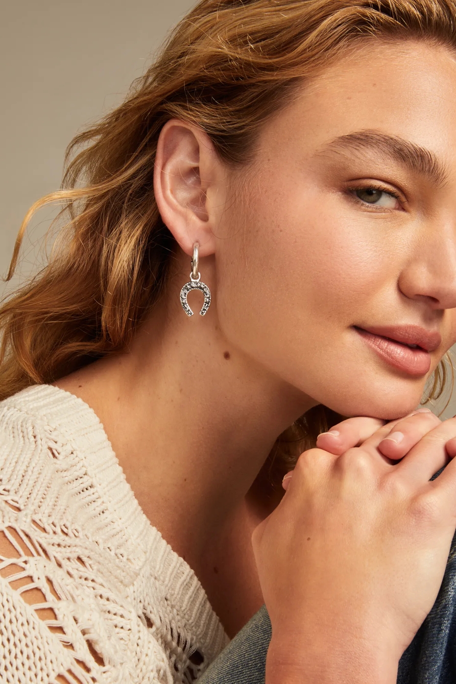 WESTERN DROP HOOP EARRING SET - Lucky Brand Outlet