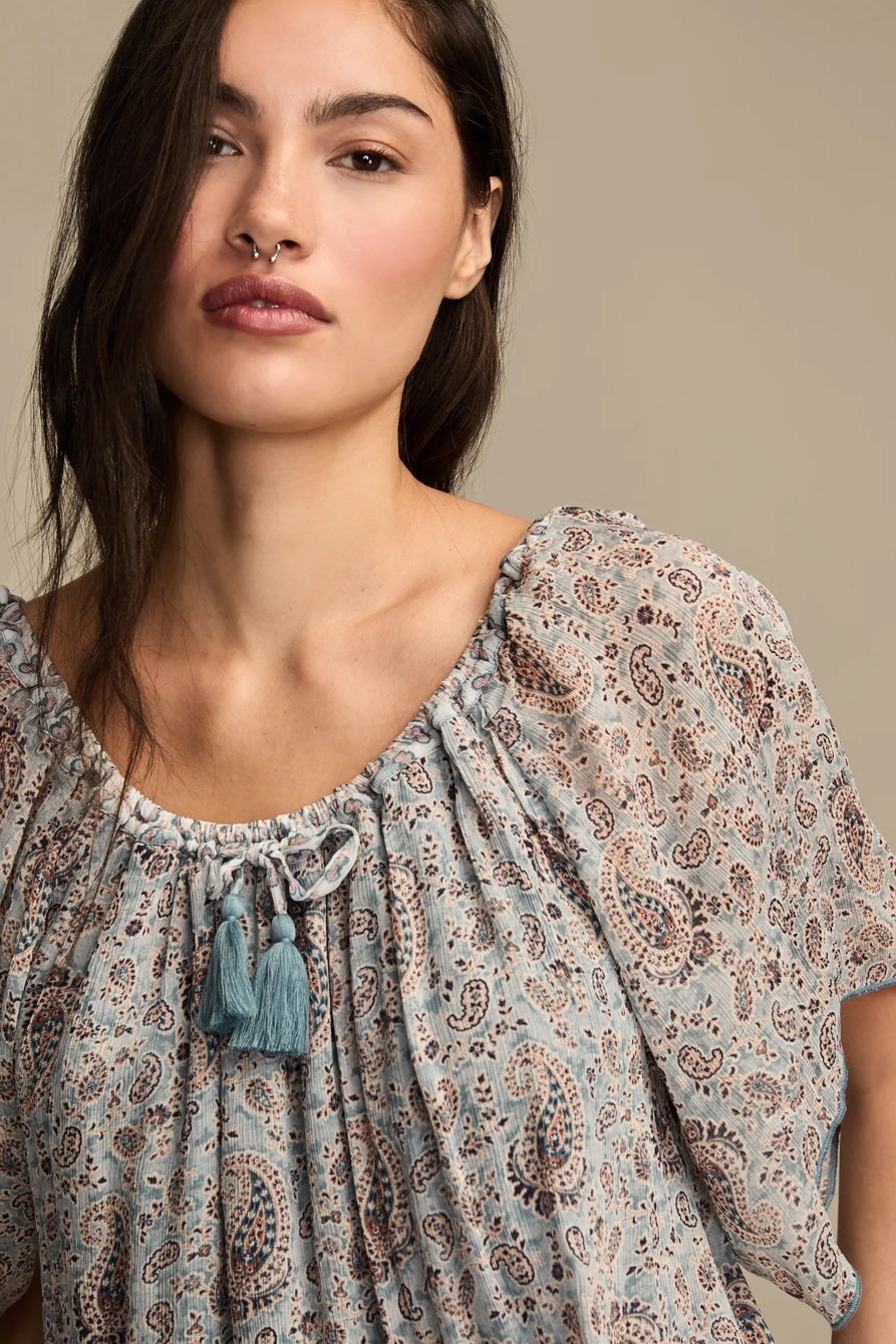 PAISLEY PEASANT TOP - Lucky Brand Outlet