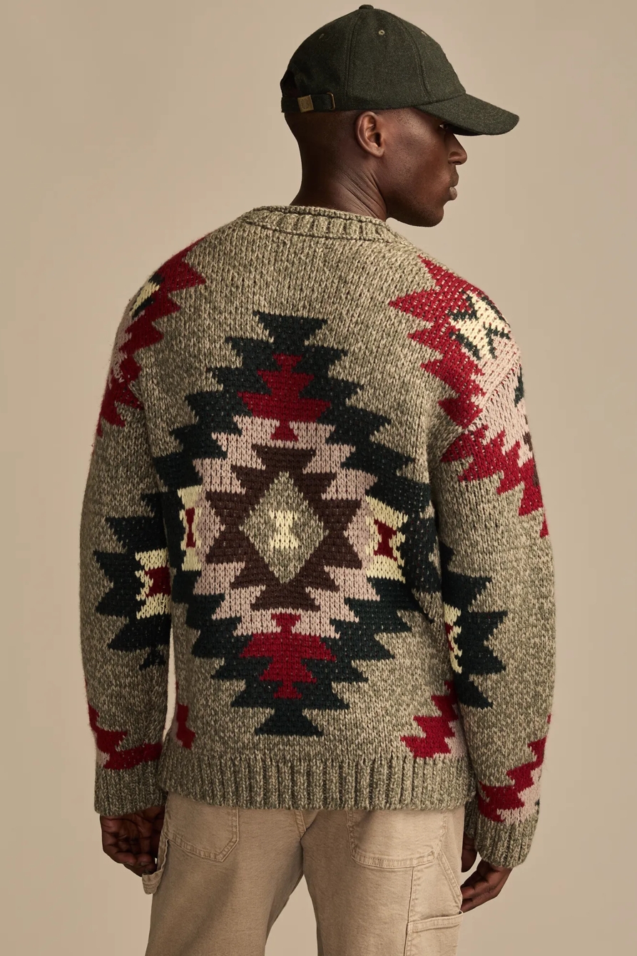 NOVELTY CREW SWEATER - Lucky Brand Outlet