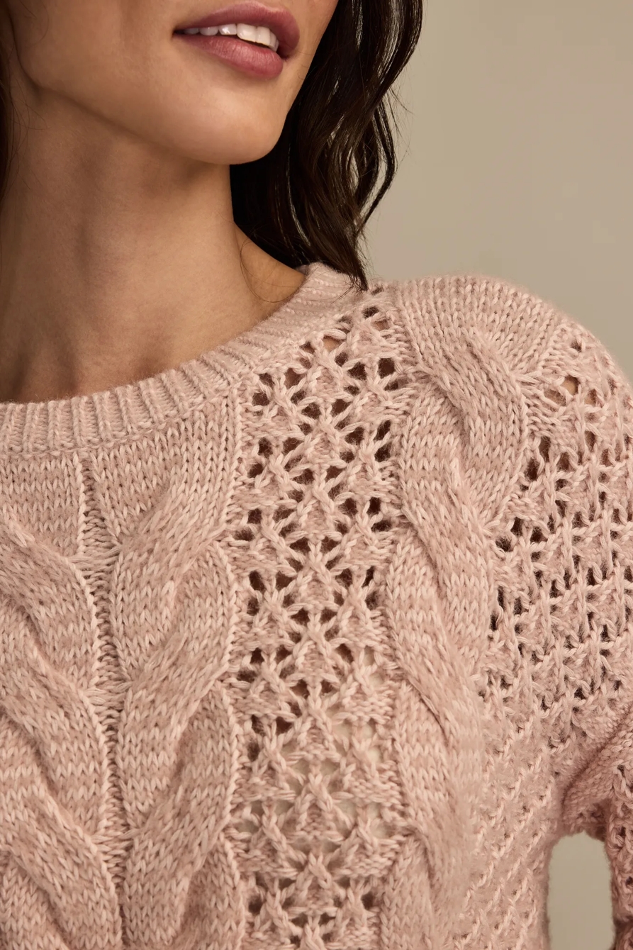 POINTELLE CABLE CREW - Lucky Brand Outlet