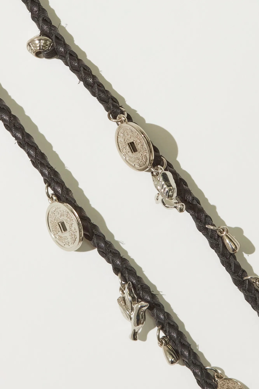 GOOD LUCK CHARM BRAIDED BELT - Lucky Brand Outlet