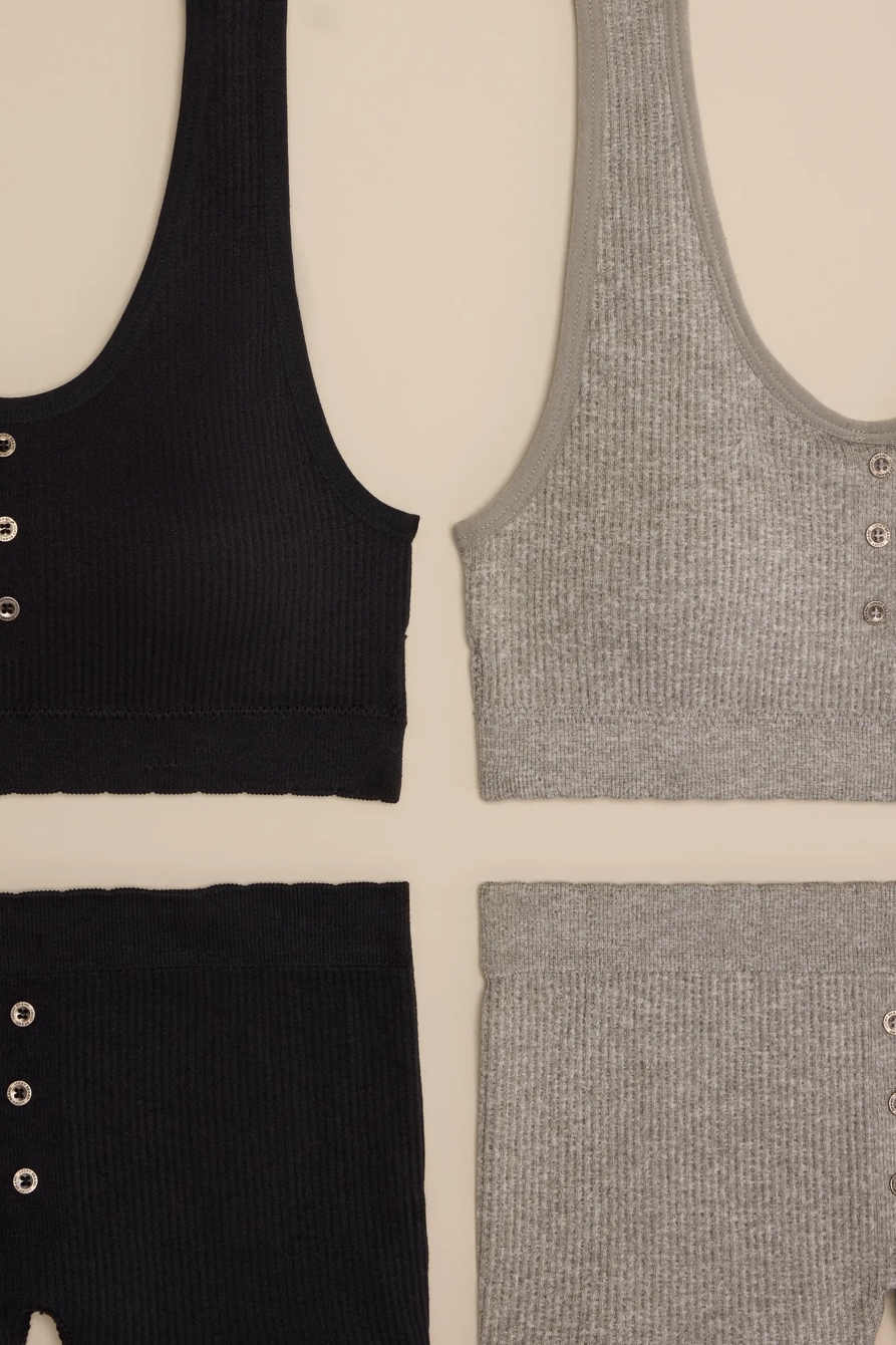 4 PACK RIBBED BRA & BOYSHORT SET - Lucky Brand Outlet