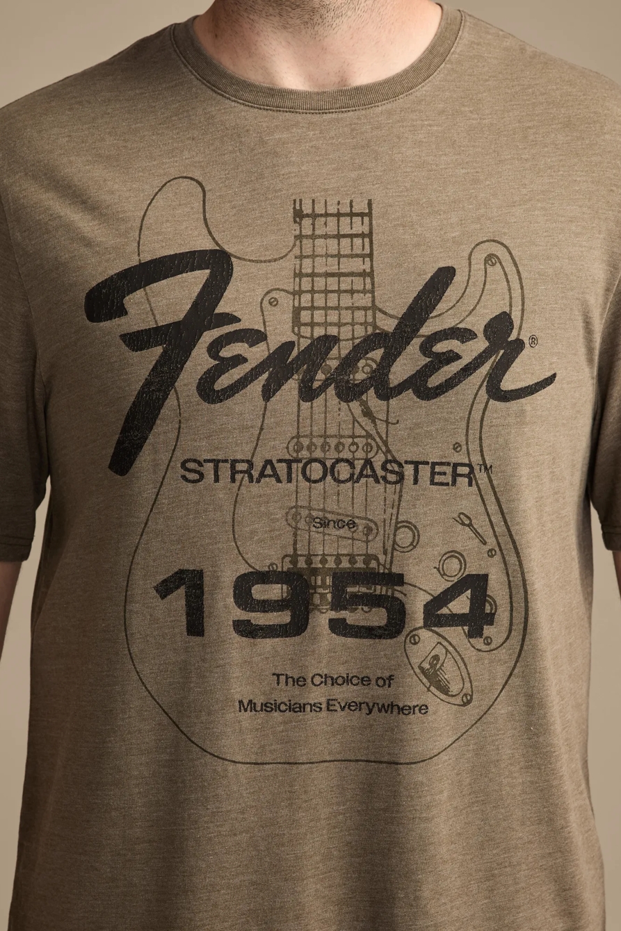 BIG & TALL FENDER STRATOCASTER TEE - Lucky Brand Outlet