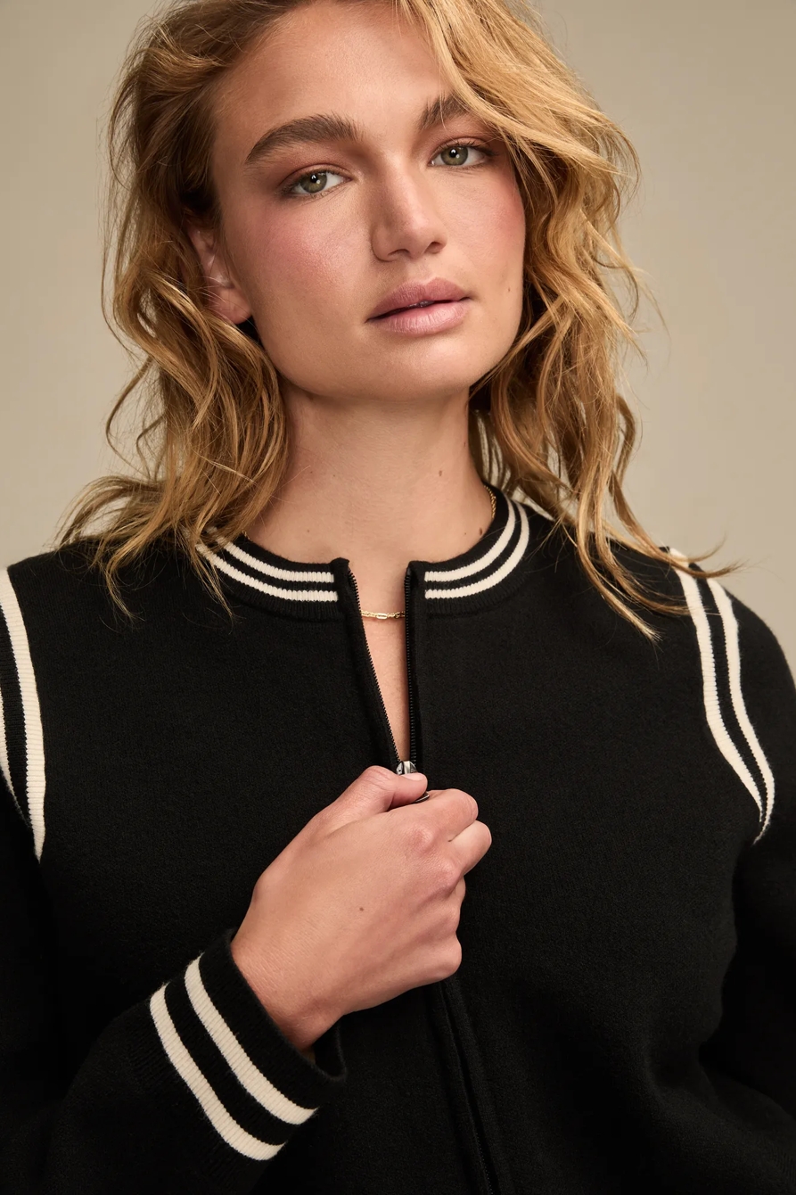 ZIP UP BOMBER JACKET - Lucky Brand Outlet