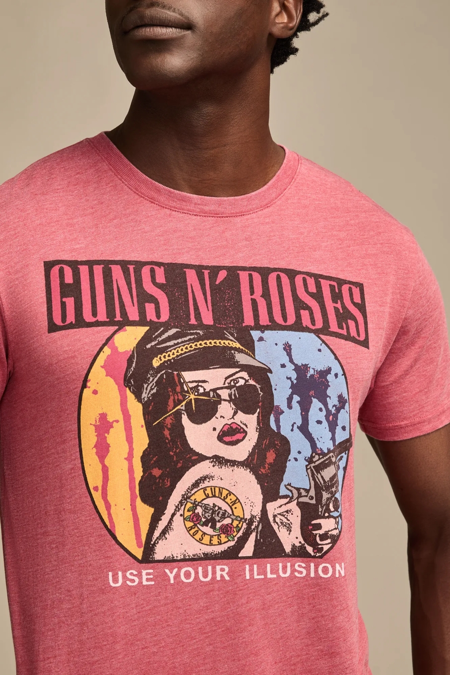 GUNS N ROSES GIRL TEE - Lucky Brand Outlet