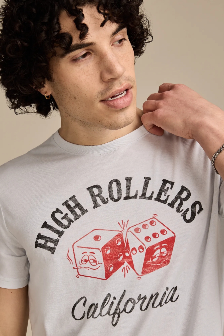 HIGHROLLERS DICE TEE - Lucky Brand Outlet