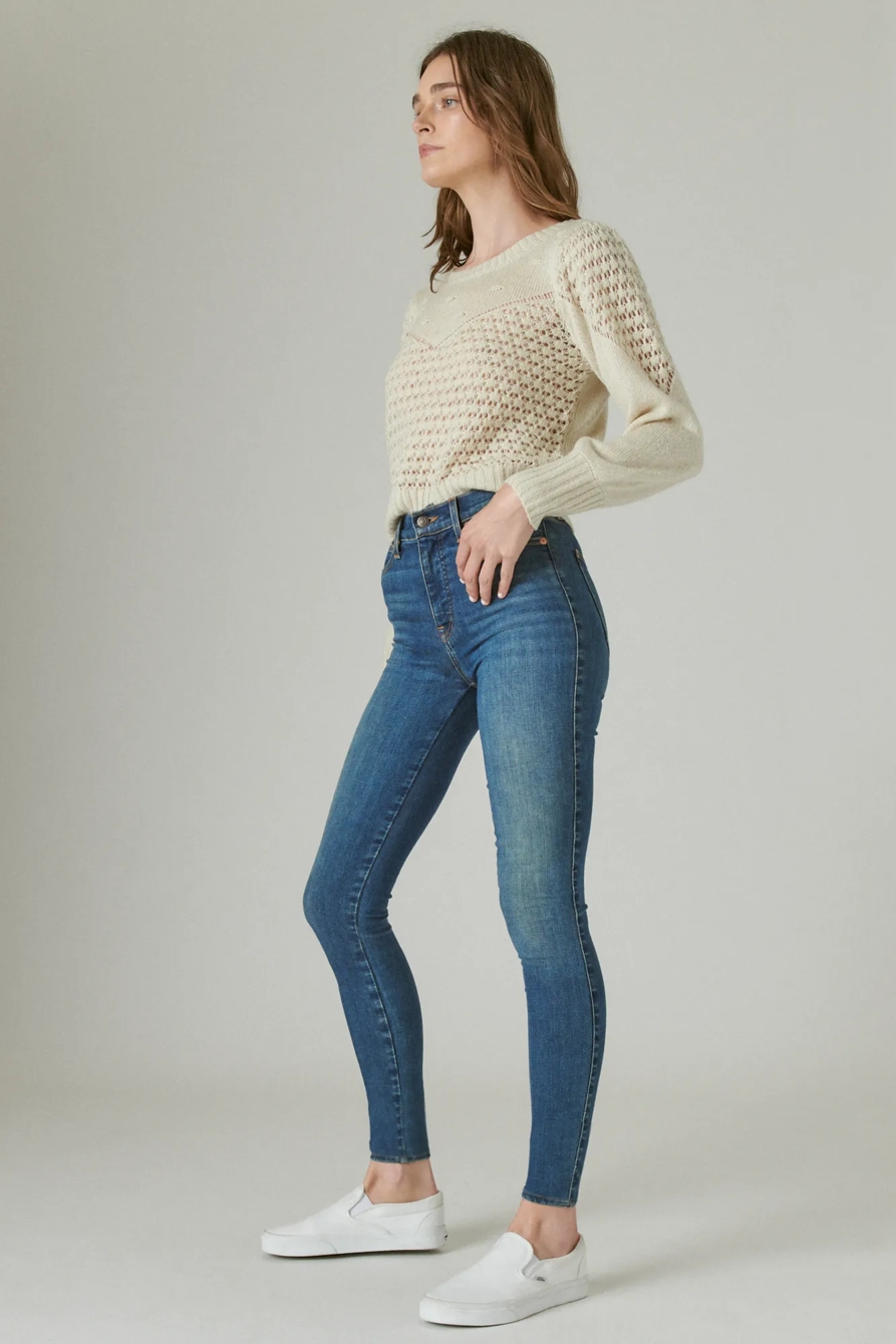 UNI FIT HIGH RISE SKINNY JEAN - Lucky Brand Outlet