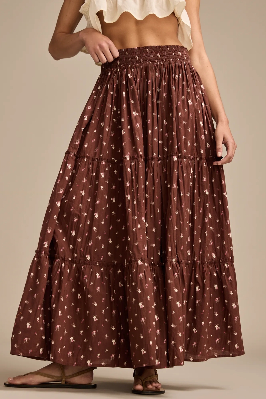 BROOMSTICK MAXI SKIRT - Lucky Brand Outlet