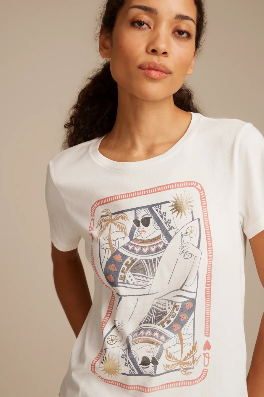 SURF QUEEN CLASSIC CREW - Lucky Brand Outlet