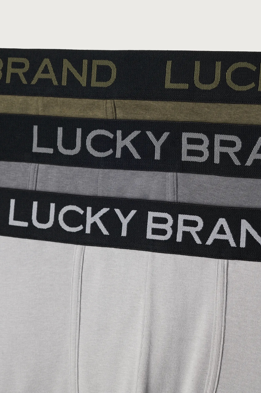 3 PACK COTTON VISCOSE BOXER BRIEFS - Lucky Brand Outlet