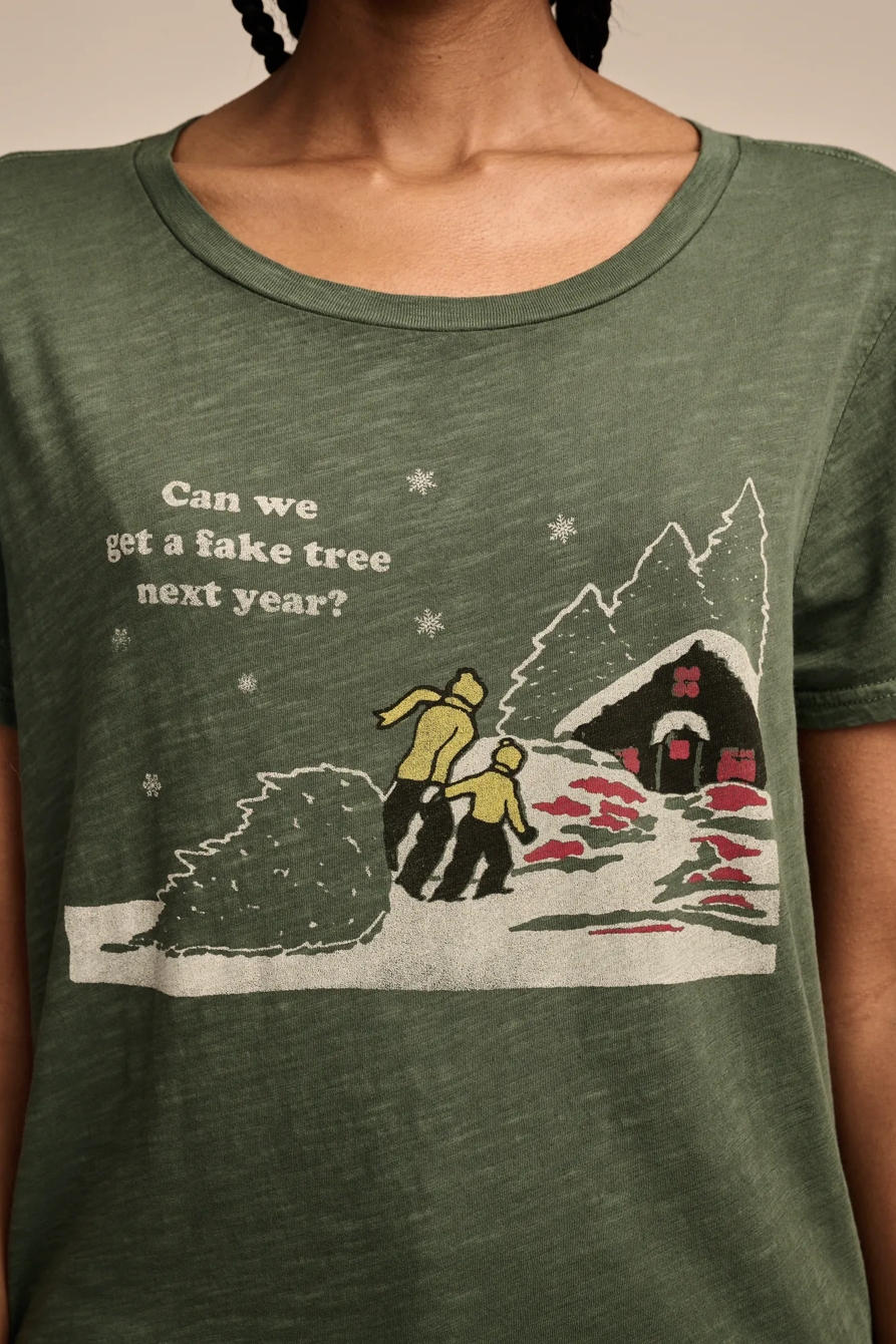 CAN WE GET A FAKE TREE NEXT YEAR CLASSIC CREW - Lucky Brand Outlet