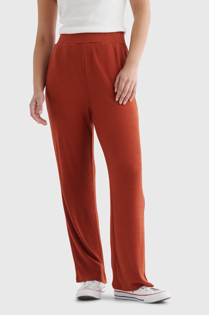 CLOUD JERSEY WIDE-LEG CROPPED PANT - Lucky Brand Outlet