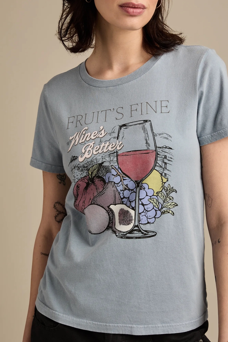 FRUIT IS FINE WINE IS BETTER CLASSIC CREW - Lucky Brand Outlet