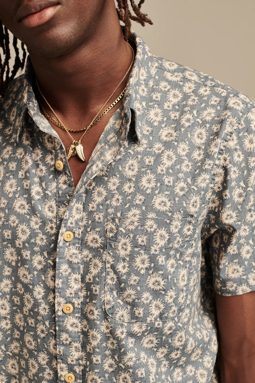 Short Sleeve Printed Shirt - Lucky Brand Outlet