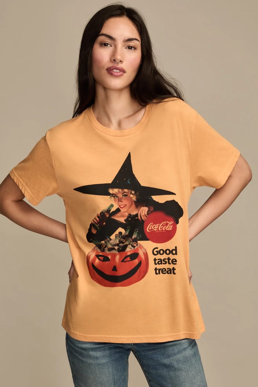 COCA COLA TASTE TREAT BOYFRIEND TEE - Lucky Brand Outlet